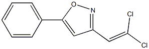 3-(2,2-dichlorovinyl)-5-phenylisoxazole 化学構造式