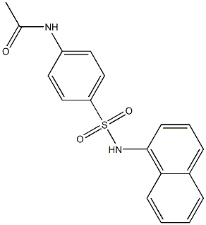 N-{4-[(1-naphthylamino)sulfonyl]phenyl}acetamide|