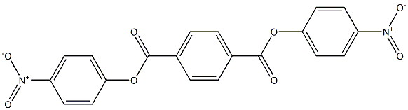 bis{4-nitrophenyl} terephthalate Structure