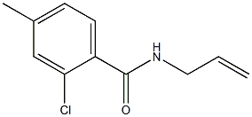 N-allyl-2-chloro-4-methylbenzamide Struktur