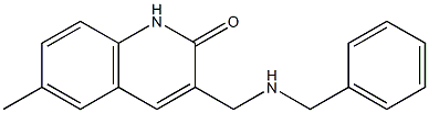 3-[(benzylamino)methyl]-6-methyl-2(1H)-quinolinone