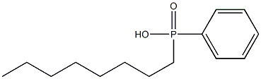 octyl(phenyl)phosphinic acid Structure