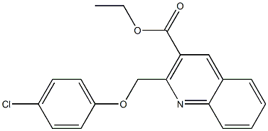 ethyl 2-[(4-chlorophenoxy)methyl]-3-quinolinecarboxylate