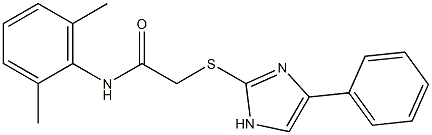 N-(2,6-dimethylphenyl)-2-[(4-phenyl-1H-imidazol-2-yl)sulfanyl]acetamide