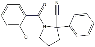 1-(2-chlorobenzoyl)-2-phenyl-2-pyrrolidinecarbonitrile