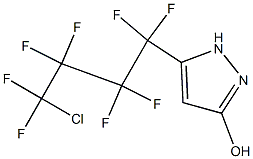  5-(4-chloro-1,1,2,2,3,3,4,4-octafluorobutyl)-1H-pyrazol-3-ol