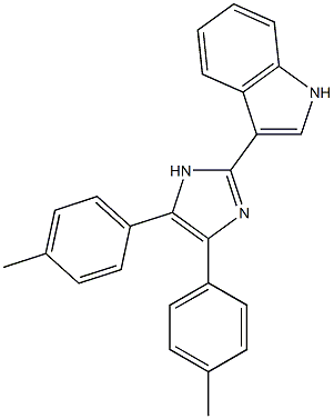 3-[4,5-bis(4-methylphenyl)-1H-imidazol-2-yl]-1H-indole