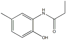 N-(2-hydroxy-5-methylphenyl)propanamide 结构式