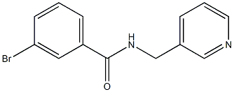 3-bromo-N-(3-pyridinylmethyl)benzamide,,结构式