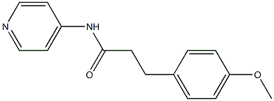 3-(4-methoxyphenyl)-N-(4-pyridinyl)propanamide|