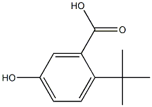 2-tert-butyl-5-hydroxybenzoic acid 结构式