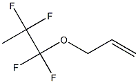 Tetrafluoropropyl allyl ether 化学構造式