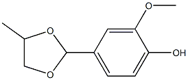 香兰素(1,2)丙二醇缩醛 结构式