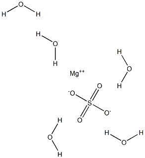 五水硫酸镁 结构式