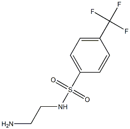 N-(2-Aminoethyl)-4-(trifluoromethyl)benzenesulfonamide Struktur