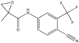 2,3-Epoxy-2-methyl-N-[4-cyano-3(trifluoromethyl) phenyl] propanamide. Structure