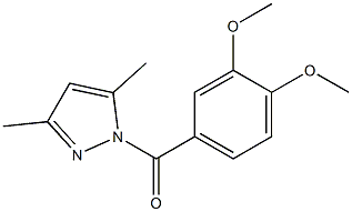 (3,4-dimethoxyphenyl)(3,5-dimethyl-1H-pyrazol-1-yl)methanone