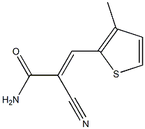 (E)-2-cyano-3-(3-methyl-2-thienyl)-2-propenamide|