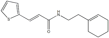 (E)-N-[2-(1-cyclohexen-1-yl)ethyl]-3-(2-thienyl)-2-propenamide