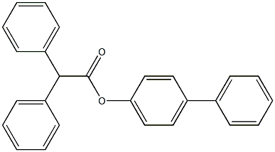 [1,1'-biphenyl]-4-yl 2,2-diphenylacetate,,结构式