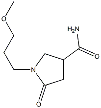 1-(3-methoxypropyl)-5-oxo-3-pyrrolidinecarboxamide