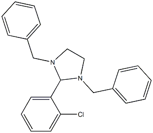 1,3-dibenzyl-2-(2-chlorophenyl)imidazolidine 结构式