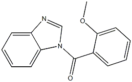 1H-benzimidazol-1-yl(2-methoxyphenyl)methanone 结构式