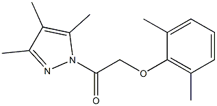 2-(2,6-dimethylphenoxy)-1-(3,4,5-trimethyl-1H-pyrazol-1-yl)-1-ethanone