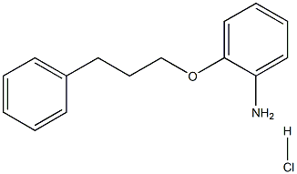 2-(3-phenylpropoxy)aniline hydrochloride 结构式