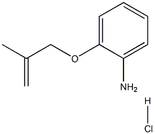 2-[(2-methyl-2-propenyl)oxy]aniline hydrochloride 结构式