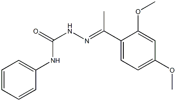 2-[(E)-1-(2,4-dimethoxyphenyl)ethylidene]-N-phenyl-1-hydrazinecarboxamide|