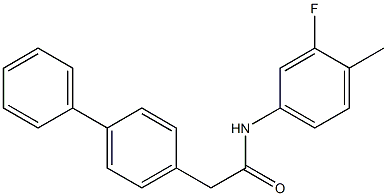 2-[1,1'-biphenyl]-4-yl-N-(3-fluoro-4-methylphenyl)acetamide