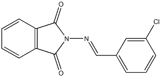 2-{[(E)-(3-chlorophenyl)methylidene]amino}-1H-isoindole-1,3(2H)-dione|