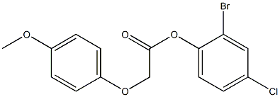 2-bromo-4-chlorophenyl 2-(4-methoxyphenoxy)acetate