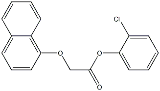 2-chlorophenyl 2-(1-naphthyloxy)acetate