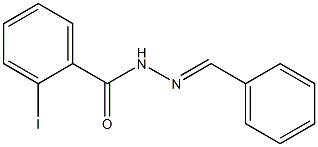 2-iodo-N'-[(E)-phenylmethylidene]benzohydrazide Structure