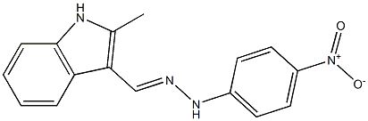 2-methyl-1H-indole-3-carbaldehyde N-(4-nitrophenyl)hydrazone