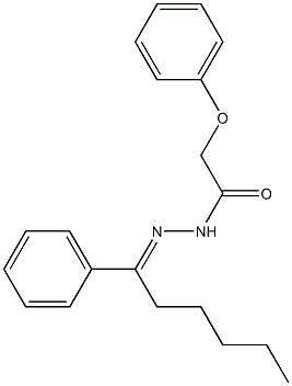 2-phenoxy-N'-[(E)-1-phenylhexylidene]acetohydrazide