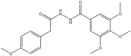 3,4,5-trimethoxy-N'-[2-(4-methoxyphenyl)acetyl]benzohydrazide