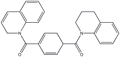 3,4-dihydro-1(2H)-quinolinyl{4-[3,4-dihydro-1(2H)-quinolinylcarbonyl]phenyl}methanone Struktur