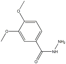 3,4-dimethoxybenzohydrazide Struktur