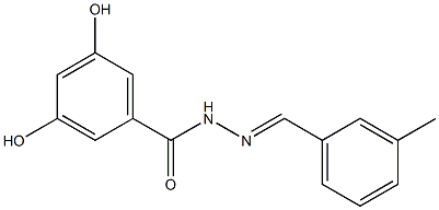 3,5-dihydroxy-N'-[(E)-(3-methylphenyl)methylidene]benzohydrazide