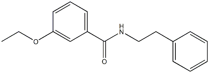 3-ethoxy-N-phenethylbenzamide 化学構造式