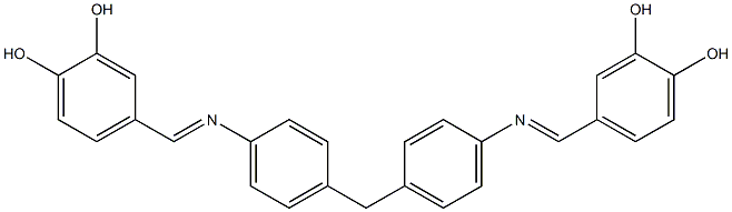 4-({[4-(4-{[(E)-(3,4-dihydroxyphenyl)methylidene]amino}benzyl)phenyl]imino}methyl)-1,2-benzenediol