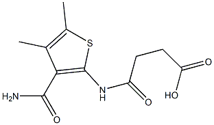 4-{[3-(aminocarbonyl)-4,5-dimethyl-2-thienyl]amino}-4-oxobutanoic acid