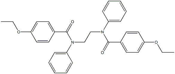 4-ethoxy-N-{2-[(4-ethoxybenzoyl)anilino]ethyl}-N-phenylbenzamide Struktur