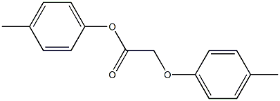 4-methylphenyl 2-(4-methylphenoxy)acetate Structure