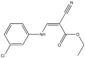 ethyl (Z)-3-(3-chloroanilino)-2-cyano-2-propenoate|