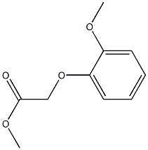 methyl 2-(2-methoxyphenoxy)acetate Structure