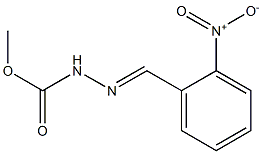 methyl 2-[(E)-(2-nitrophenyl)methylidene]-1-hydrazinecarboxylate,,结构式